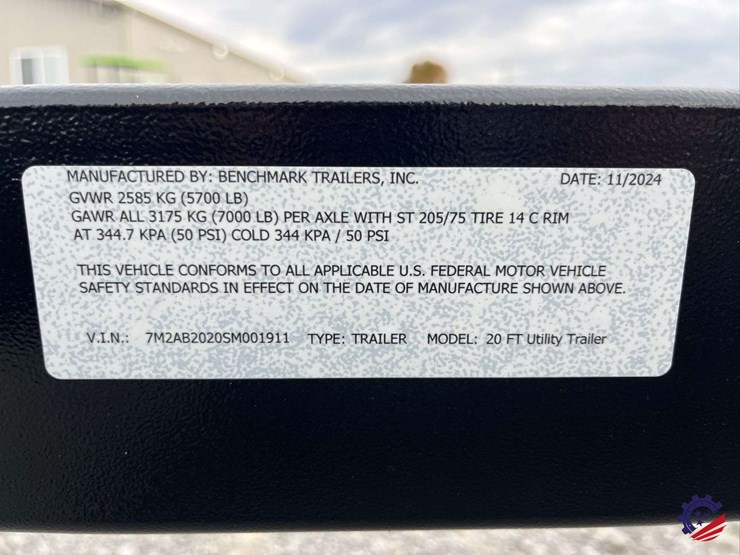 2024-benchmark-20’-utility-t/a-tag-trailer-image-22