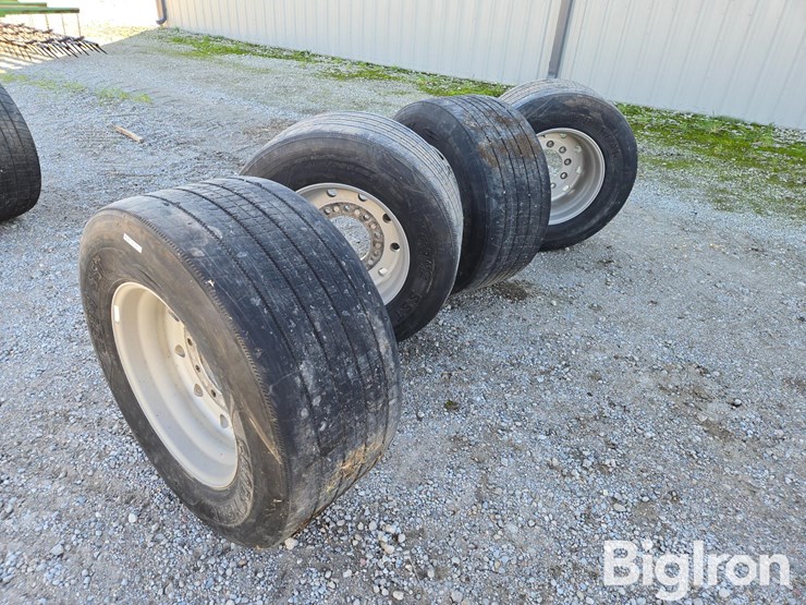 goodyear-445/50r22.5-super-single-tires-on-aluminum-wheels-image-1