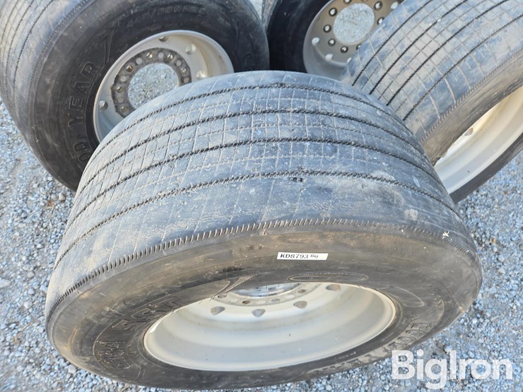 goodyear-445/50r22.5-super-single-tires-on-aluminum-wheels-image-20