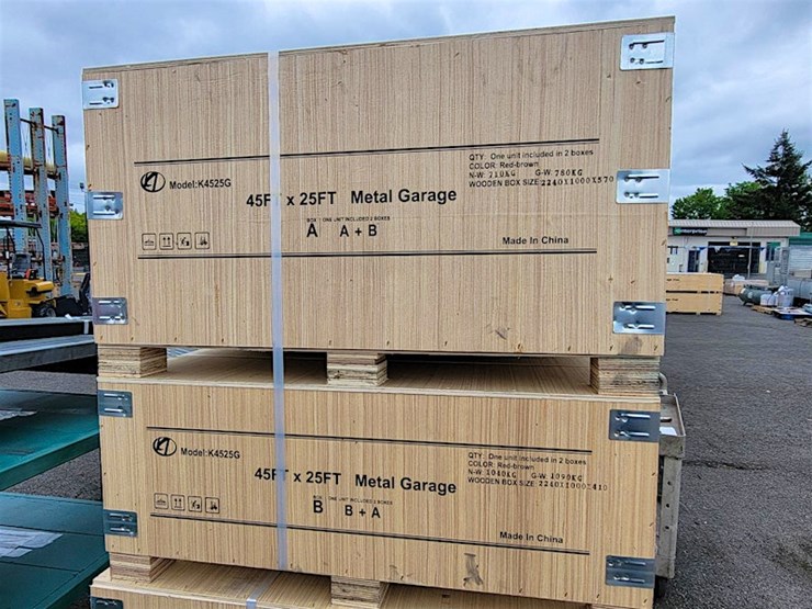 kj-double-garage-steel-barn-shed,-45'-x-25',-m/n--k4525g-image-8