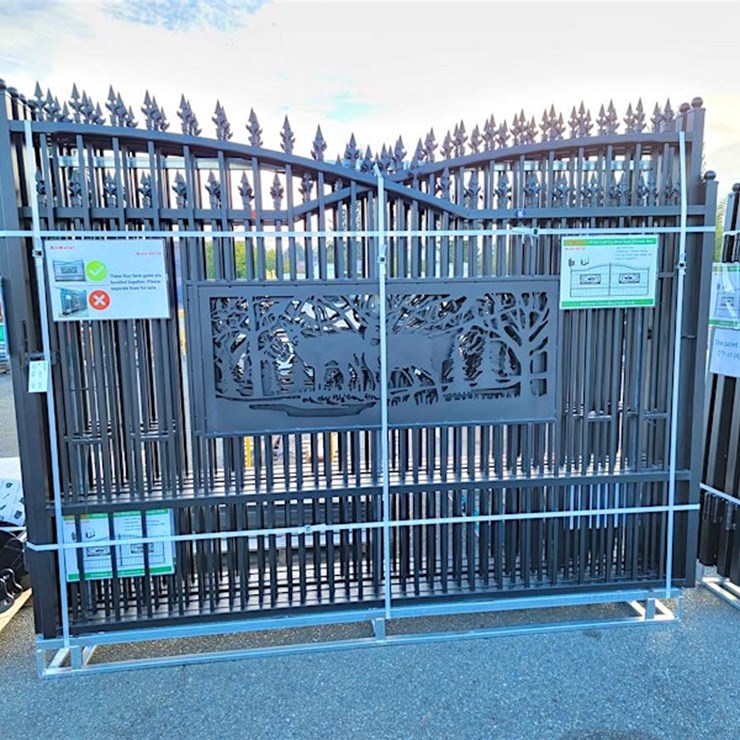 KJ Bi-Parting Driveway Gate, 7' x 20', m/n- K0720