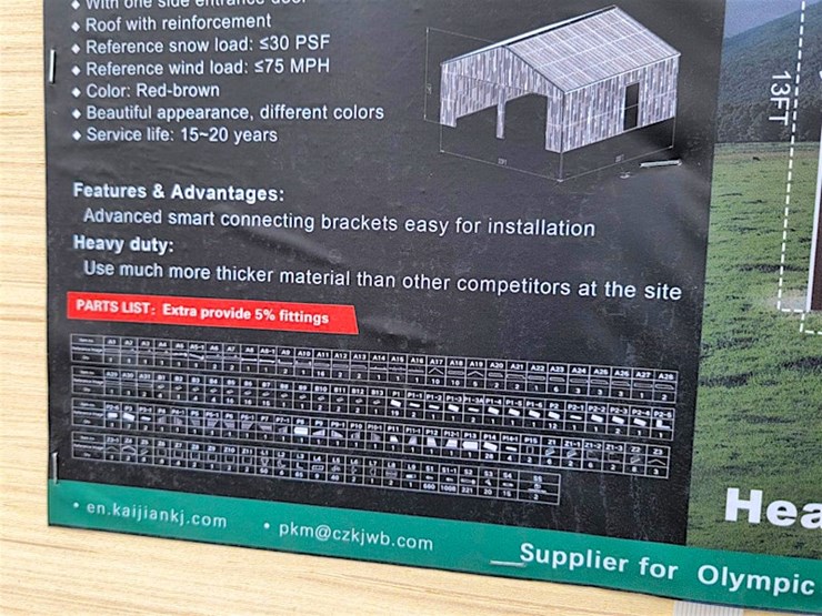 kj-double-garage-metal-shed,-23'-x-22',-m/n-k2223g-image-8