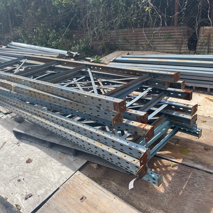#102 • (9) 30” x 9’ Pallet Rack Uprights