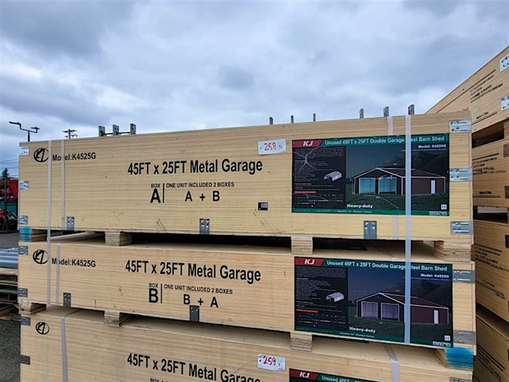 kj-double-garage-steel-barn-shed,-45'-x-25',-m/n--k4525g-image-7