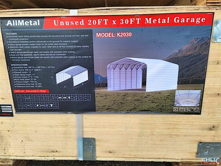 kj-metal-garage,-20'-x-30',-m/n--k2030-image-1