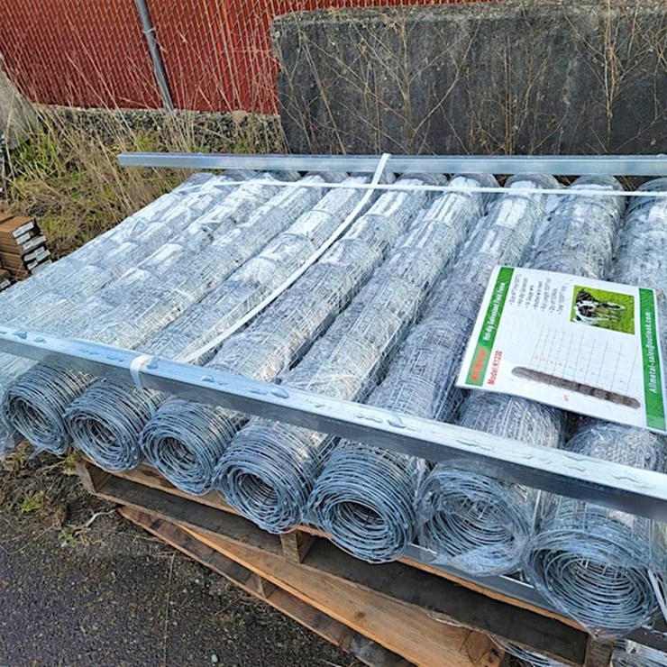 (10) Rolls of KJ Galvanized Wire Fencing, 48" x 100', m/n K1230