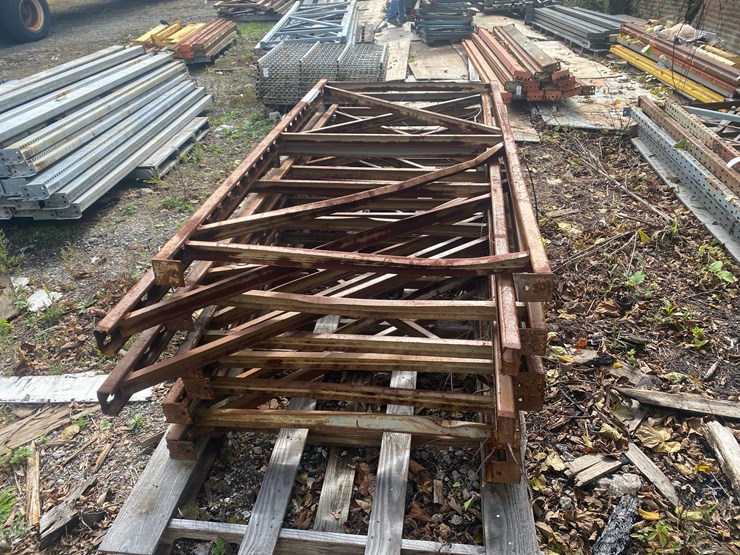 #93-•-(9)-42”’x-approx-100”-+--tear-drop-pallet-rack-uprights-image-2