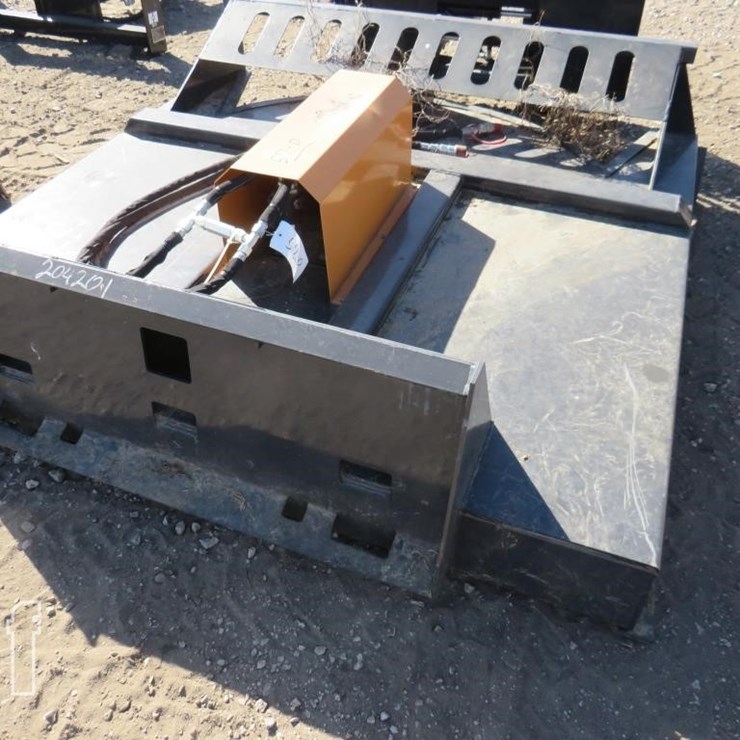 SKID LOADER BRUSH MOWER