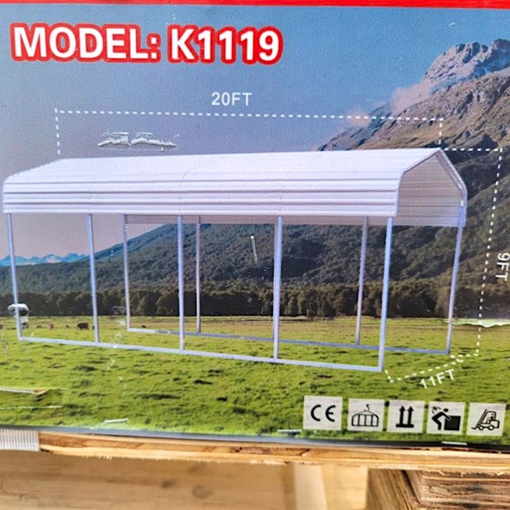 KJ All-Steel Carport 11' x 19' - m/n K1119