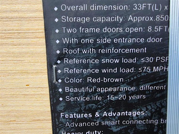 kj-double-garage-steel-barn,-33'-x-25',-m/n--k3325g-image-7