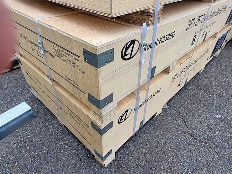 kj-double-garage-steel-barn,-33'-x-25',-m/n--k3325g-image-2