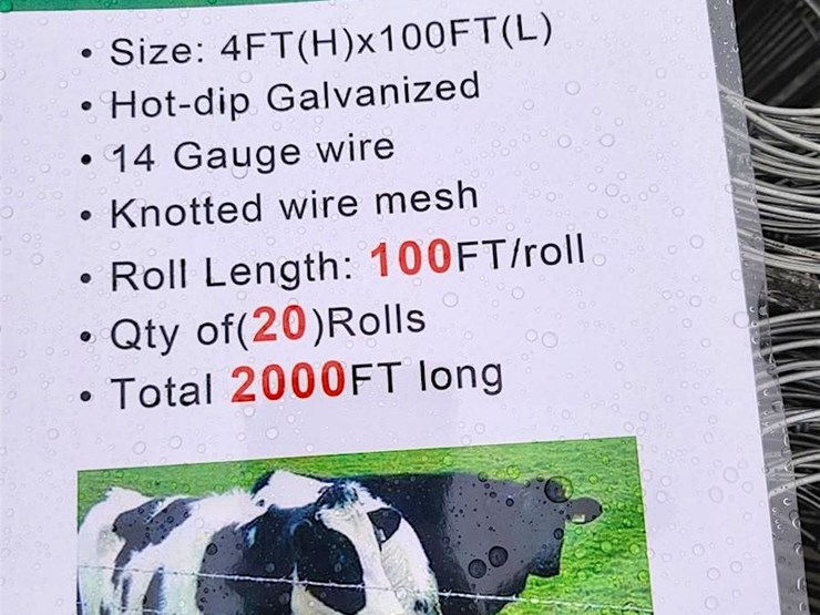 (20)-rolls-of-kj-galvanized-wire-fencing,-48"-x-100',-m/n-k1230-20-image-3