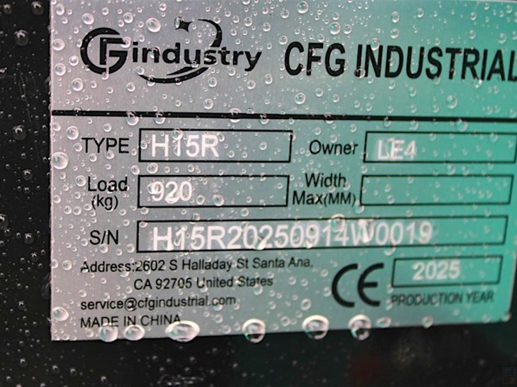 2025-cfg-industrial-mini-excavator-m/n--h15r-image-11