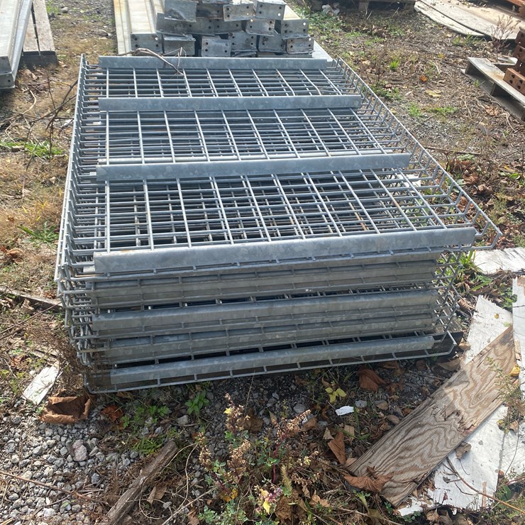 #92 • (9) Pallet Racking Shelf Decking