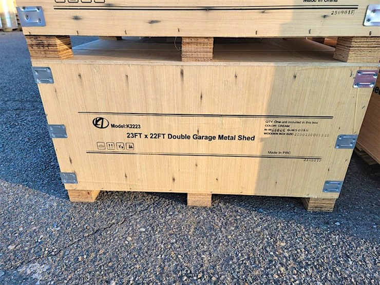 kj-double-garage-metal-shed,-23'-x-22',-m/n--k2223-image-9