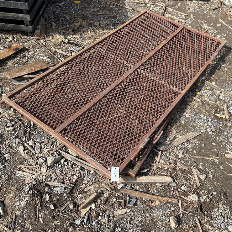 #124 • (2) 34” x 69”’ Steel Cages