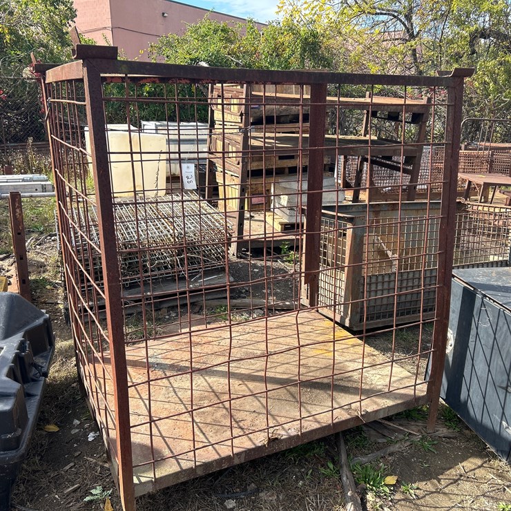 #128 • 40” x 59”’ Steel Cage