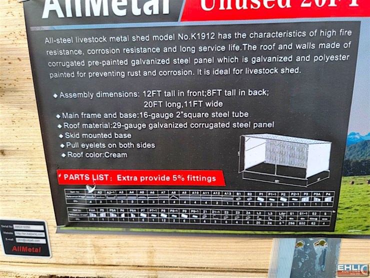 kj-metal-livestock-shed,-20'-x-12'---m/n-k1912-image-2