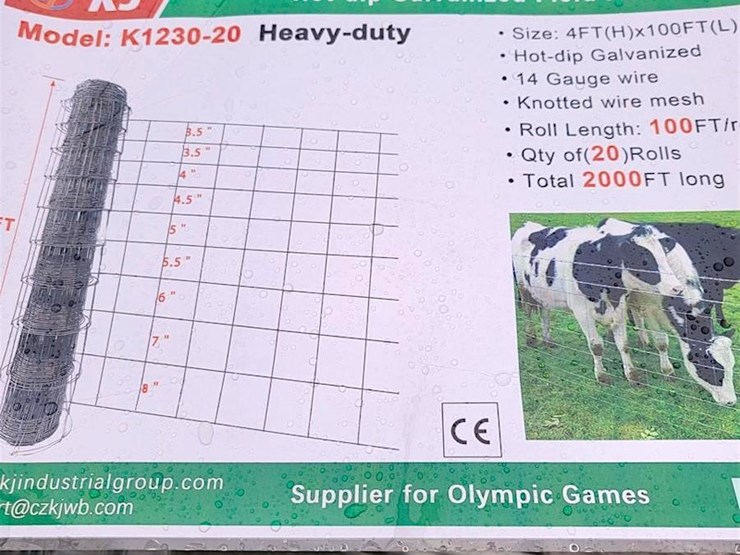 (20)-rolls-of-kj-galvanized-wire-fencing,-48"-x-100',-m/n-k1230-20-image-5