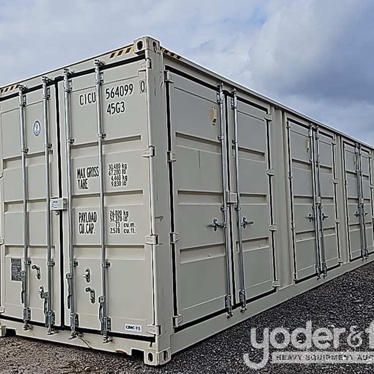 40' HC Multi Door Container, 4 Side Doors