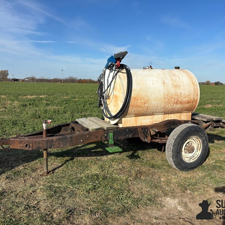 Steel Fuel Tank W/12V Pump On Cart