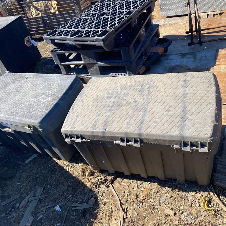 #142 • (2) Large Plastic Tool Case