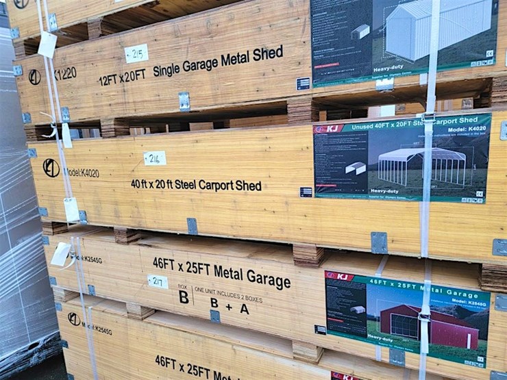 kj-steel-carport-shed,-40'-x-20',-m/n--k4020-image-2