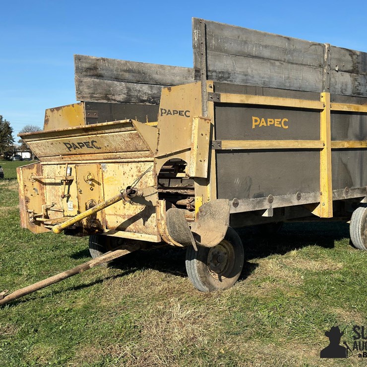 Papec 14 Forage Wagon On Knowles Running Gear