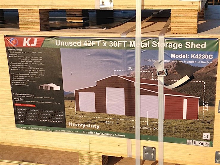 kj-triple-garage-metal-shed,-42'-x-30'-m/n--k4230g-image-4