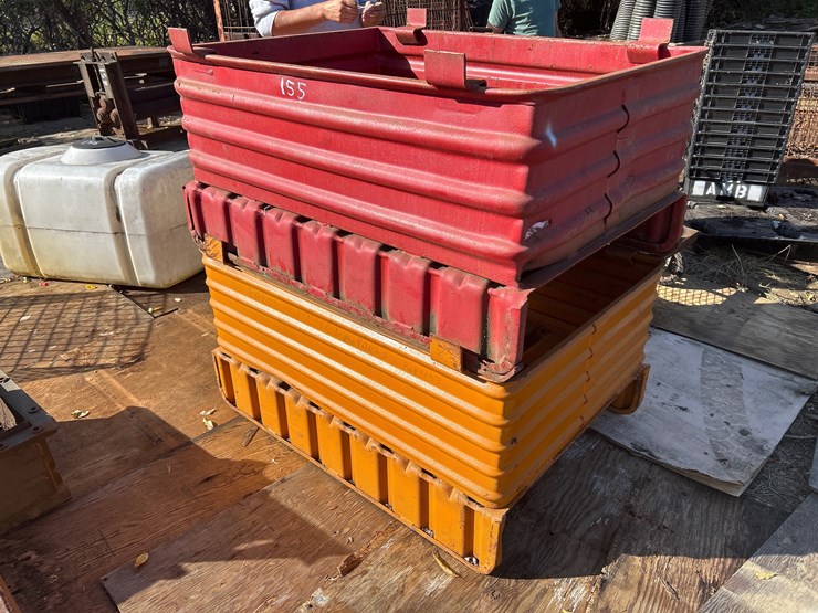 #155-•-(2)-34”-x-48”-steel-stackable-scrap-bins-image-1