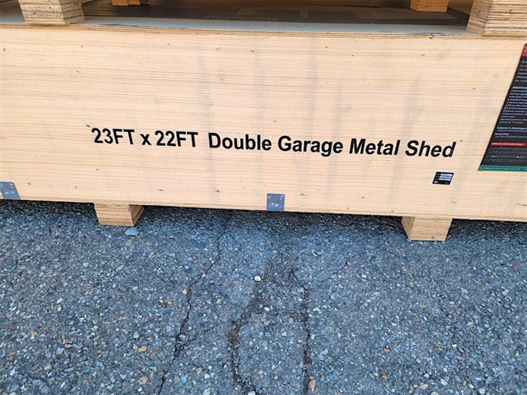 kj-double-garage-metal-shed,-23'-x-22',-m/n--k2223-image-5