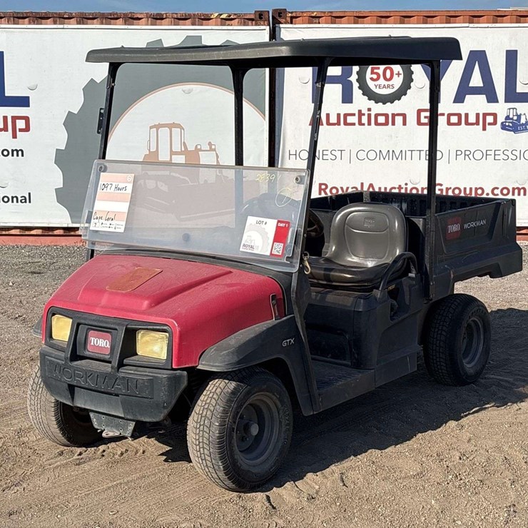 2016 Toro Workman GTX Utility Cart