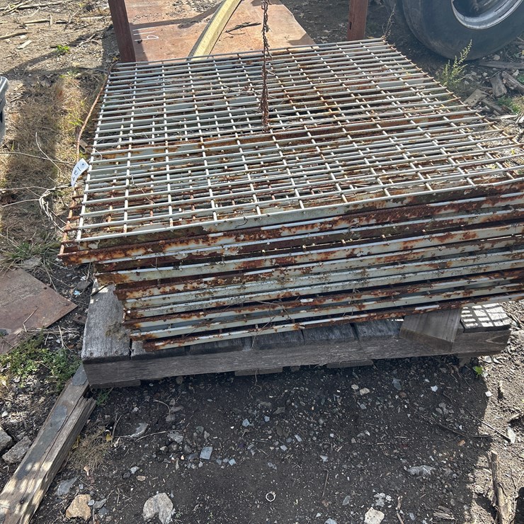 #129 • (10) Pallet Rack Shelf Decking
