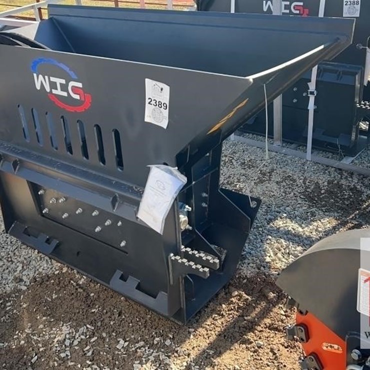 NEW WIG MATERIAL CRUSHER - SKIDSTEER ATTACHMENT