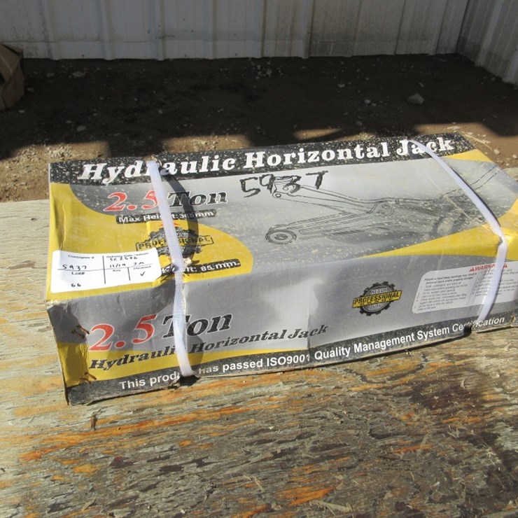 New Unused 2.5-Ton Hydraulic Horizontal Jack