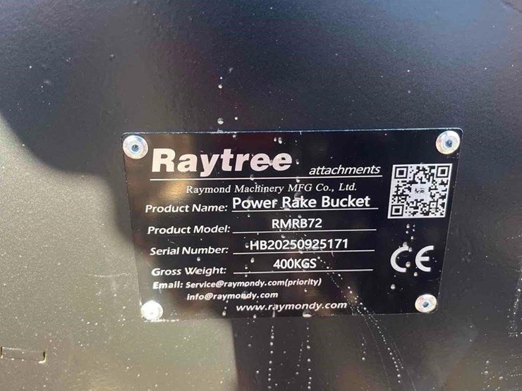 raytree-72in-power-rake-bucket-skid-steer-attachme-image-6