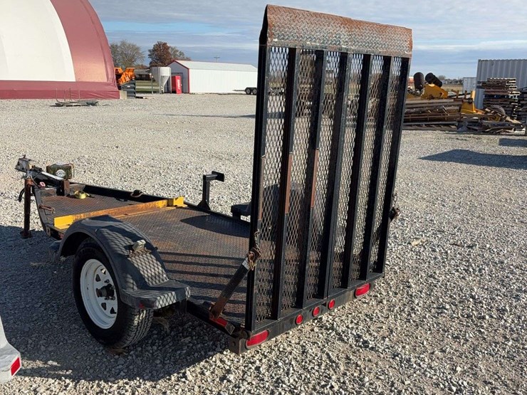 2014-2''-ball-pull-type-trailer,-single-axle-with-ramps,-3500lb-axles-image-4