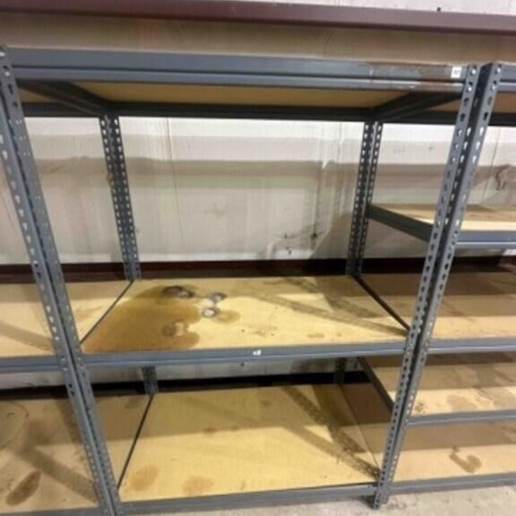 Metal Shelf- 48”wide, 72”tall, 24” deep