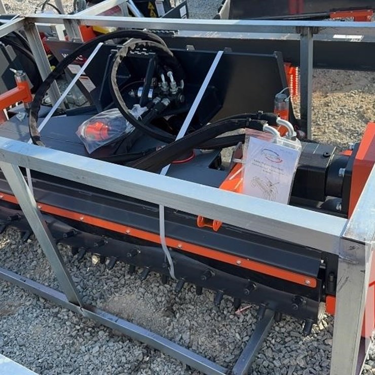 NEW 72" WIG POWER RAKE - SKIDSTEER ATTACH