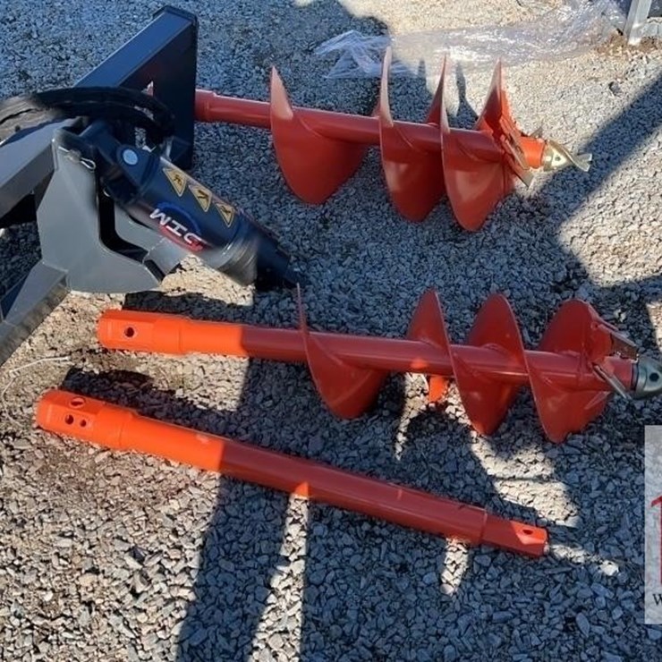 NEW WIG AUGER DRIVE & BIT - SKIDSTEER ATTACHMENT