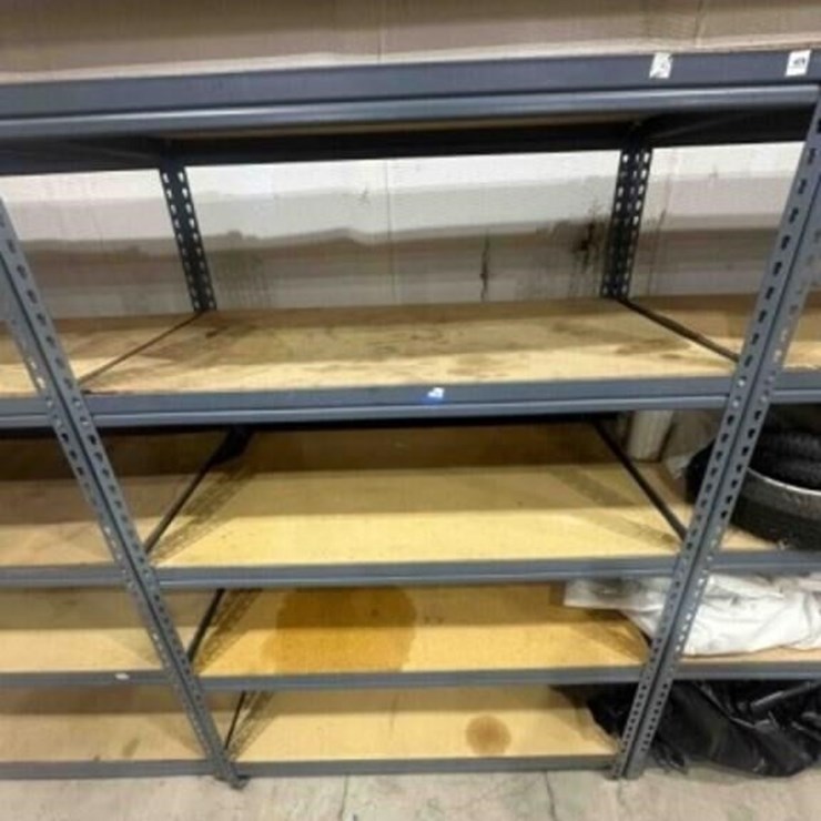 Metal Shelf- 48”wide, 72”tall, 24” deep