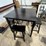 39”-wood-table-&-4-stools-image-2