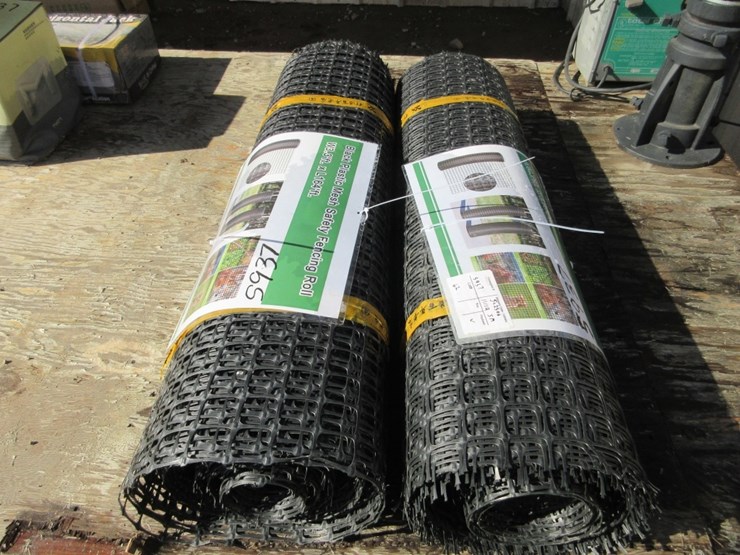new-unused-3.3'-x-164'-plastic-mesh-fencing-rolls,-image-1