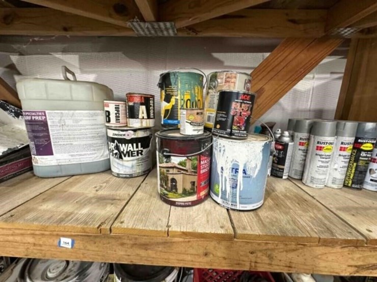 contents-of-3-shelfs--paints,-sealant-tape,-oils-image-4