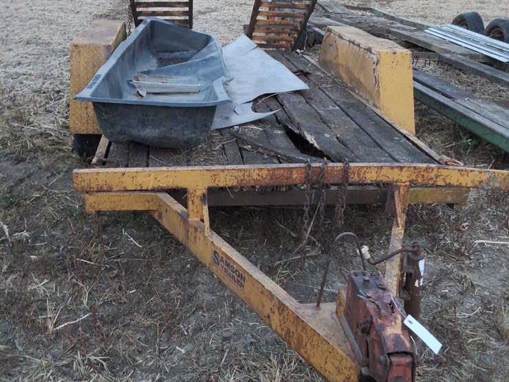 samson-trailer-pull-type-tandem-axle-hd-trailer,-12ft-bed,-with-ramps,-no-title.-image-1
