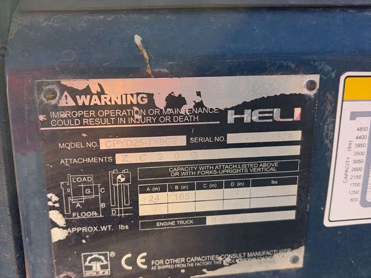 2016-heli-cpyd25ty5gll-4600-pound-3-stage-industrial-forklift-1409.4-hours,-runs-and-works-great,-lp,-side-shift-image-13