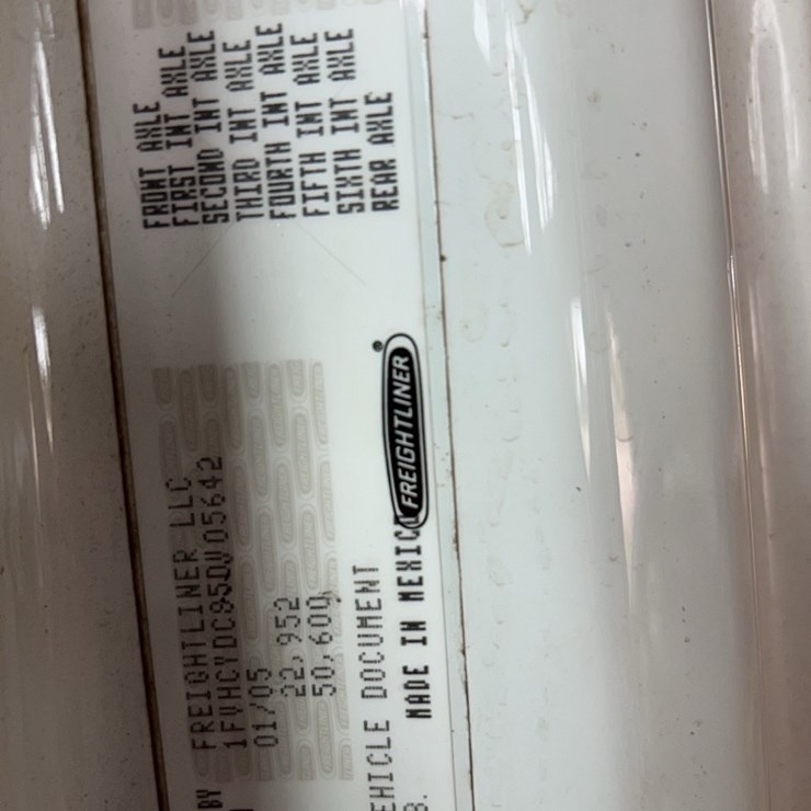 05 FREIGHTLINER, JOHNNY GREGORY BODY, PICTURES COMING SOON