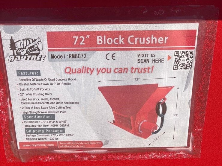 raytree-72in-block-crusher-skid-steer-attachment-image-4