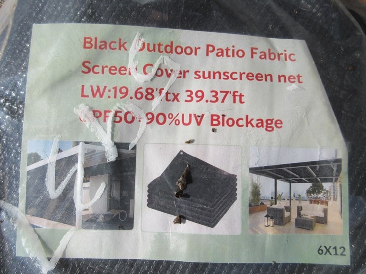 (3)-new-unused-black-outdoor-patio-fabric-screen,-image-5