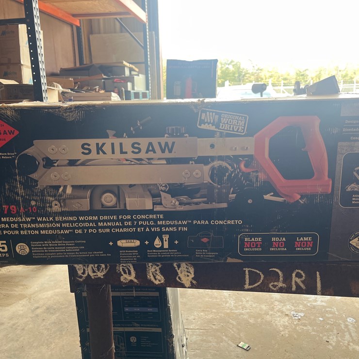 #47 • SKILSAW WALK BEHIND WORM DRIVE CONCRETE SAW